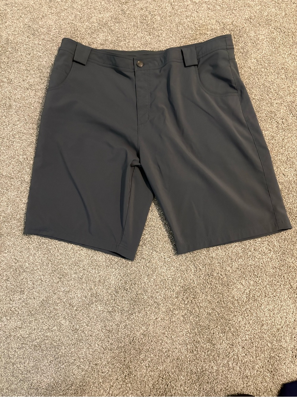 Straight Down Men's Shorts in Gray